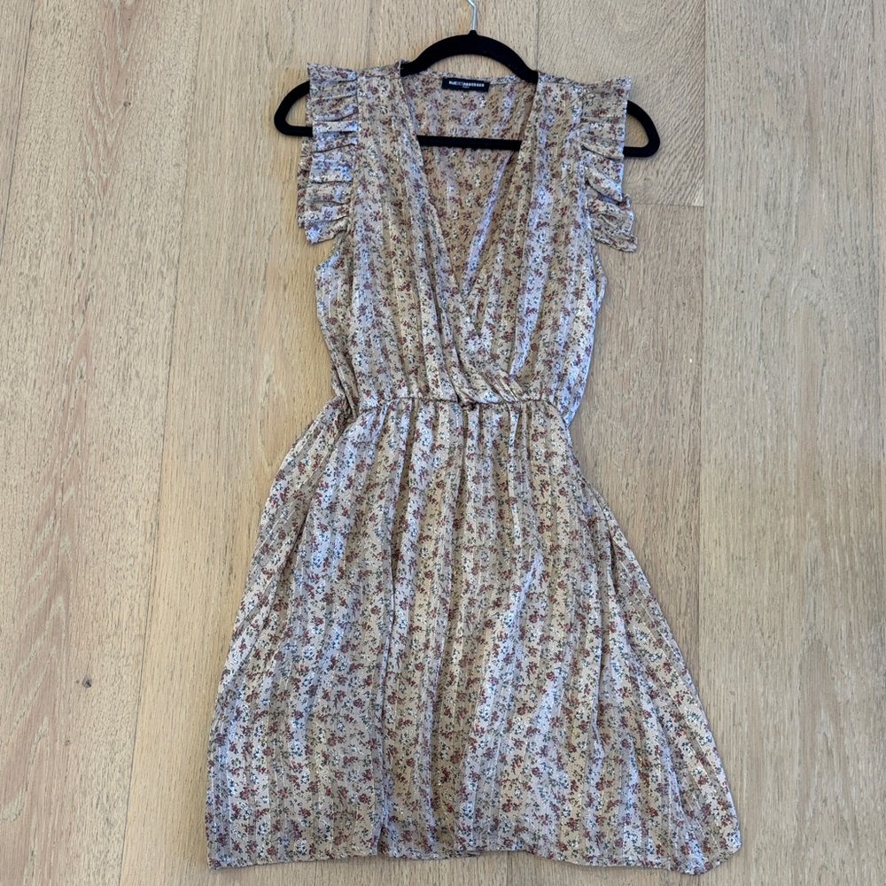 Floral print mini dress